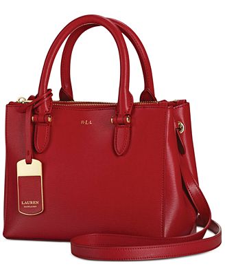 Lauren Ralph Lauren Newbury Mini Double Zip Satchel - Handbags ...