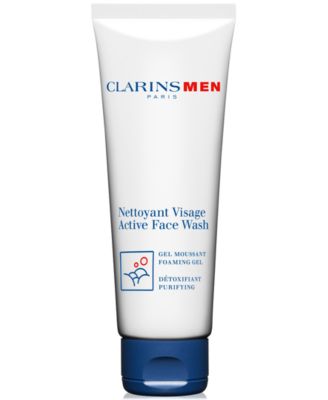 Пенящийся гель для умывания CLARINSMEN Active Face Wash, 4,4 унции.