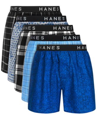 Hanes Mens Ultimate 5-Pk. Боксеры, не пропускающие влагу.