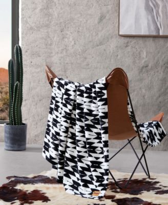 Двусторонний плед из ультрамягкого плюшевого флиса Wrangler Navajo, 70 