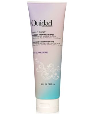 Глянцевая лечебная маска Ouidad Hello Shine, 9 унций, без цвета