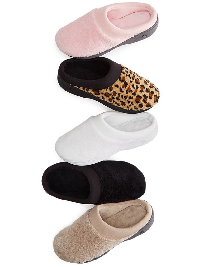 isotoner signature microterry pillowstep slipper