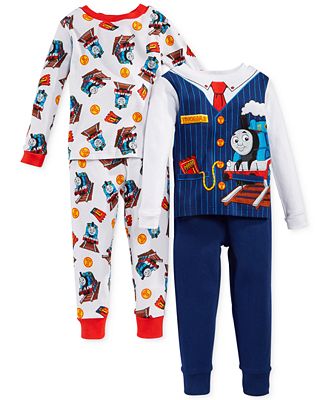 AME Toddler Boys' 4-Piece Thomas the Tank Engine Pajamas - Kids - Macy's