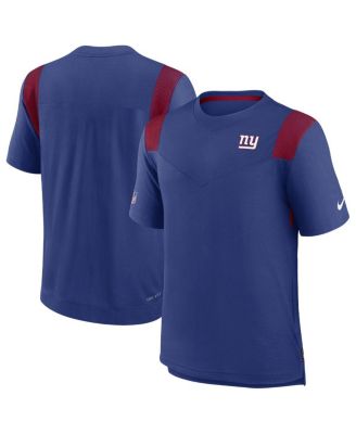 Мужская футболка Performance Player с логотипом Nike Royal New York Giants Sideline в тон