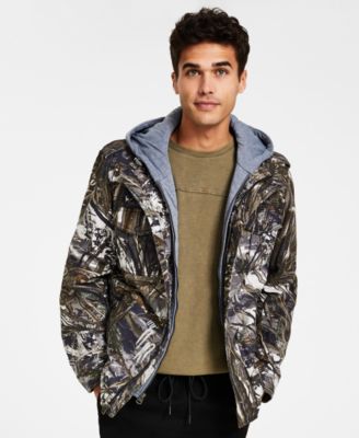 Мужская куртка дальнобойщика Levi's® с капюшоном и двумя карманами на подкладке из шерпа