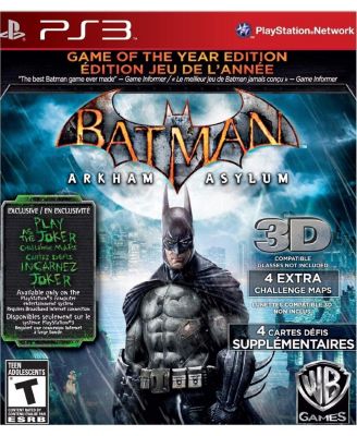 Batman Arkham Asylum: Игра года (Лучшие хиты) - PlayStation 3 multi