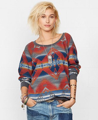 Denim & Supply Ralph Lauren Southwestern Intarsia-Knit Sweater ...