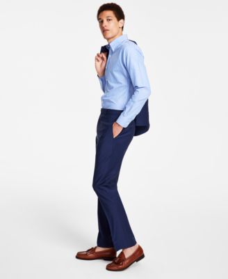 Мужские брюки Brooks Brothers B by классического кроя из стрейчевой полушерстяной ткани 38090₽