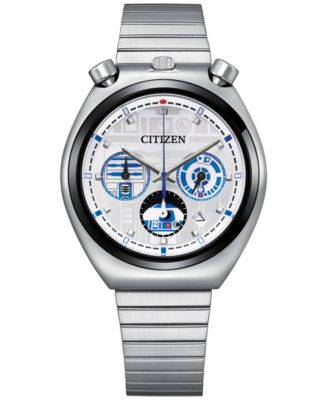 Мужские часы Citizen Star Wars R2-D2 с браслетом из нержавеющей стали, 38 мм