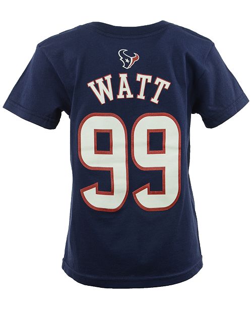 Outerstuff Toddler Boys J J Watt Houston Texans Mainliner Player T Shirt Reviews Sports Fan Shop By Lids Men Macy S