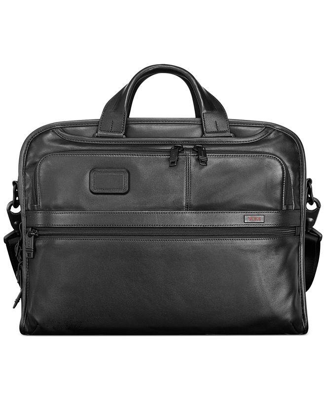 Tumi Alpha 2 Leather Organizer Briefcase & Reviews - Laptop Bags ...