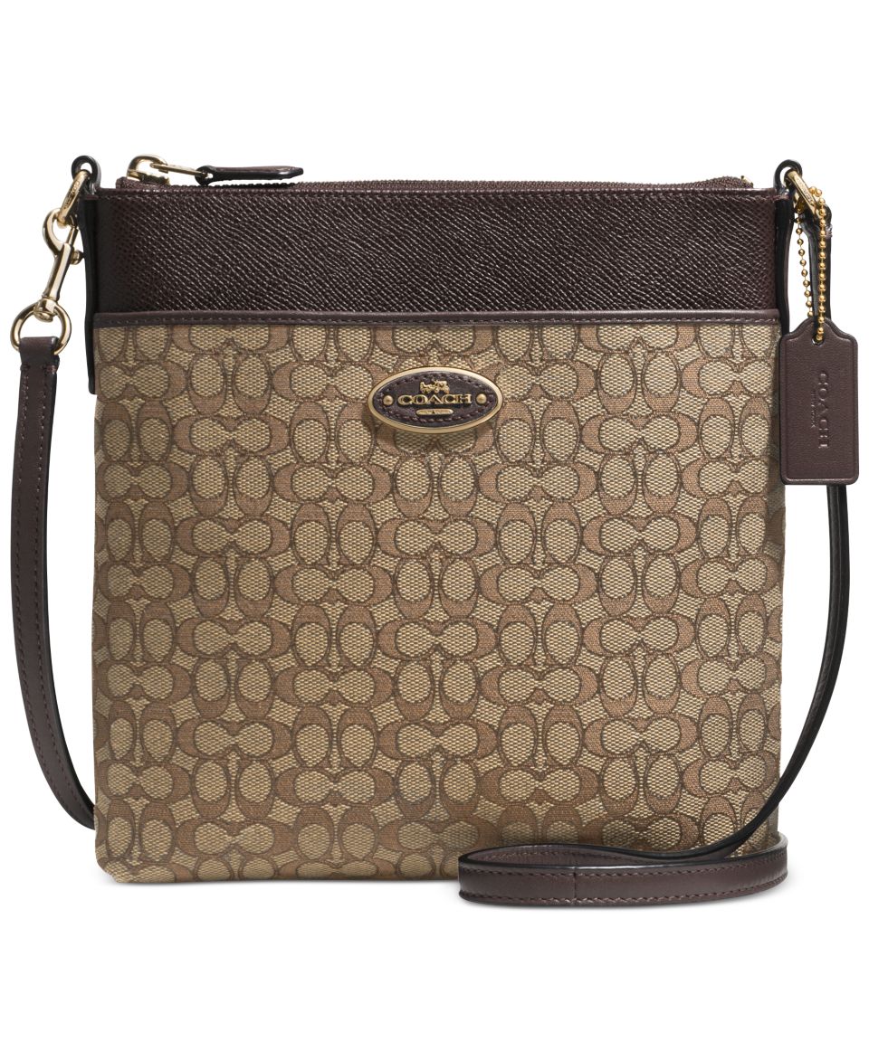 COACH NORTH/SOUTH SWINGPACK IN SIGNATURE FABRIC