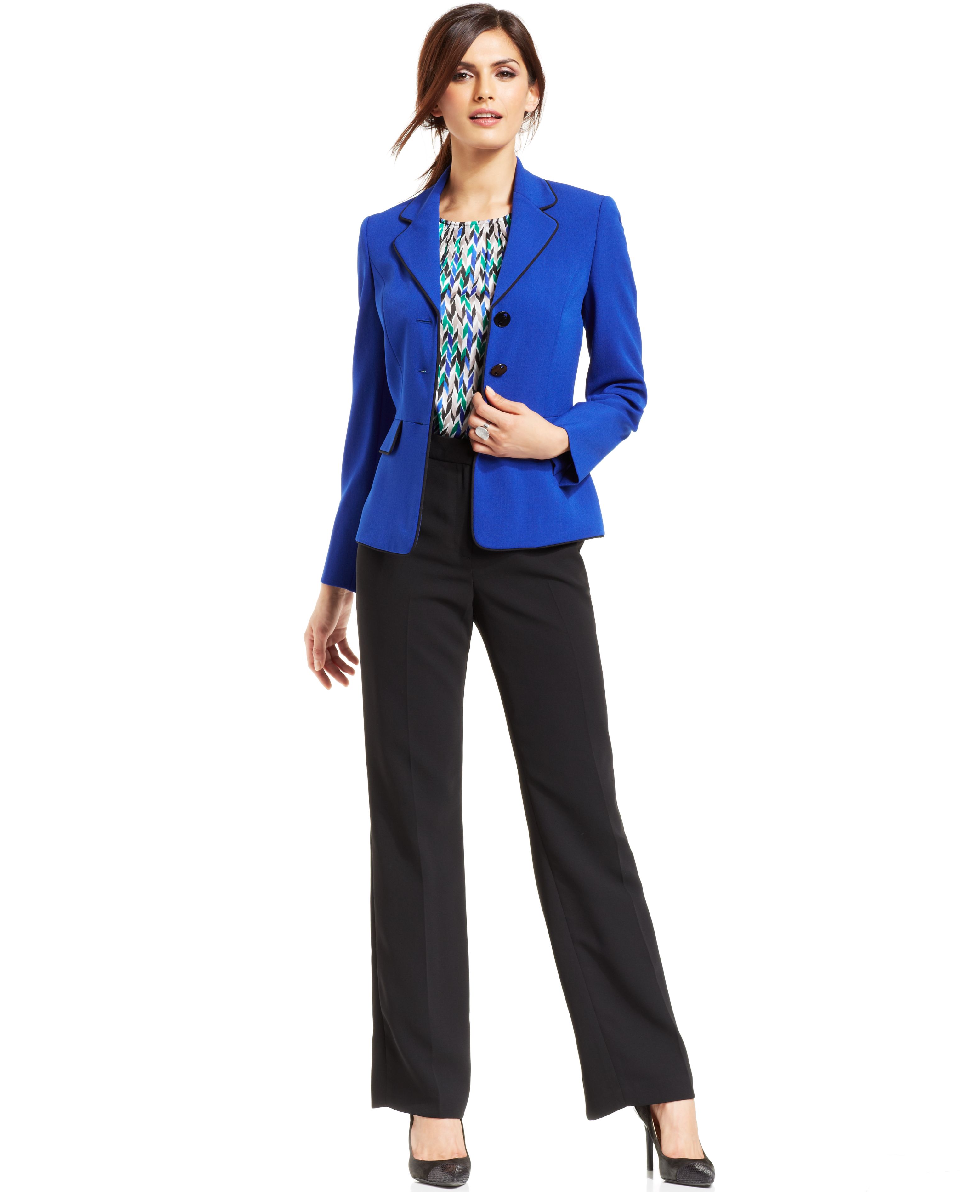 MACYS pants suit 2490188_fpx ---- Dounia Aleksic #2490188 | Trim jacket ...