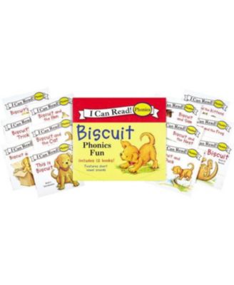 Biscuit 12-Book Phonics Fun - Включает в себя 12 мини-книг с короткими и долгими гласными Алиссы Сатин Капуцилли (Alyssa Satin Capucilli).
