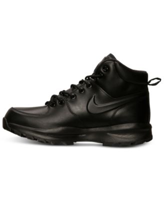 nike men's manoa leather boots from finish line
