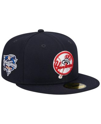 Мужская кепка New Era Navy New York Yankees с основным логотипом команды Мировой серии 2000 года, цвет 59, приталенный крой.