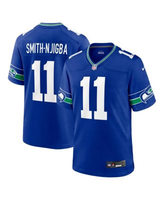 Мужская игровая майка Nike Jaxon Smith-Njigba Royal Seattle Seahawks с возвратом игрока