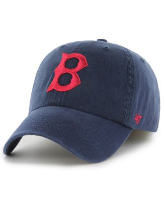 Мужская брендовая темно-синяя шляпа Boston Red Sox Cooperstown Collection 47-го года выпуска, приталенная по франшизе