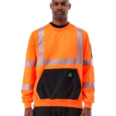 Мужская толстовка RefrigiWear Mens с круглым вырезом и высокой талией