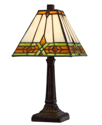 Акцентная лампа из металла и смолы высотой 14 дюймов