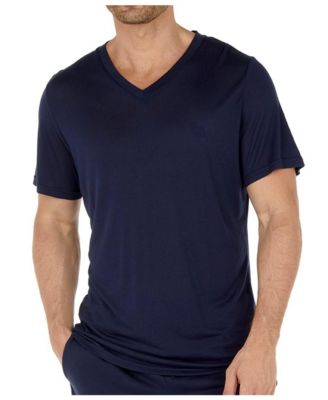 Мужская футболка HOM USA с коротким рукавом и V-образным вырезом в виде кокона 4790₽