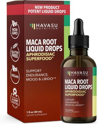 Жидкие капли из корня маки Havasu Nutrition Organic улучшающие выносливость настроение и работоспособность поддерживают фертильность у мужчин и женщин без вкуса 1 жидкая унция 5490₽