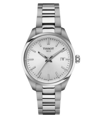 Tissot Унисекс Швейцарские часы-браслет из нержавеющей стали PR 100 34 мм