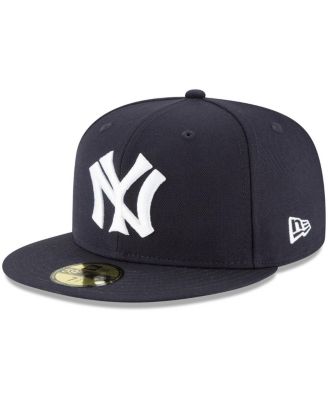 Мужская приталенная шляпа New Era темно-синего цвета из коллекции New York Yankees Cooperstown из шерсти 59-го размера.