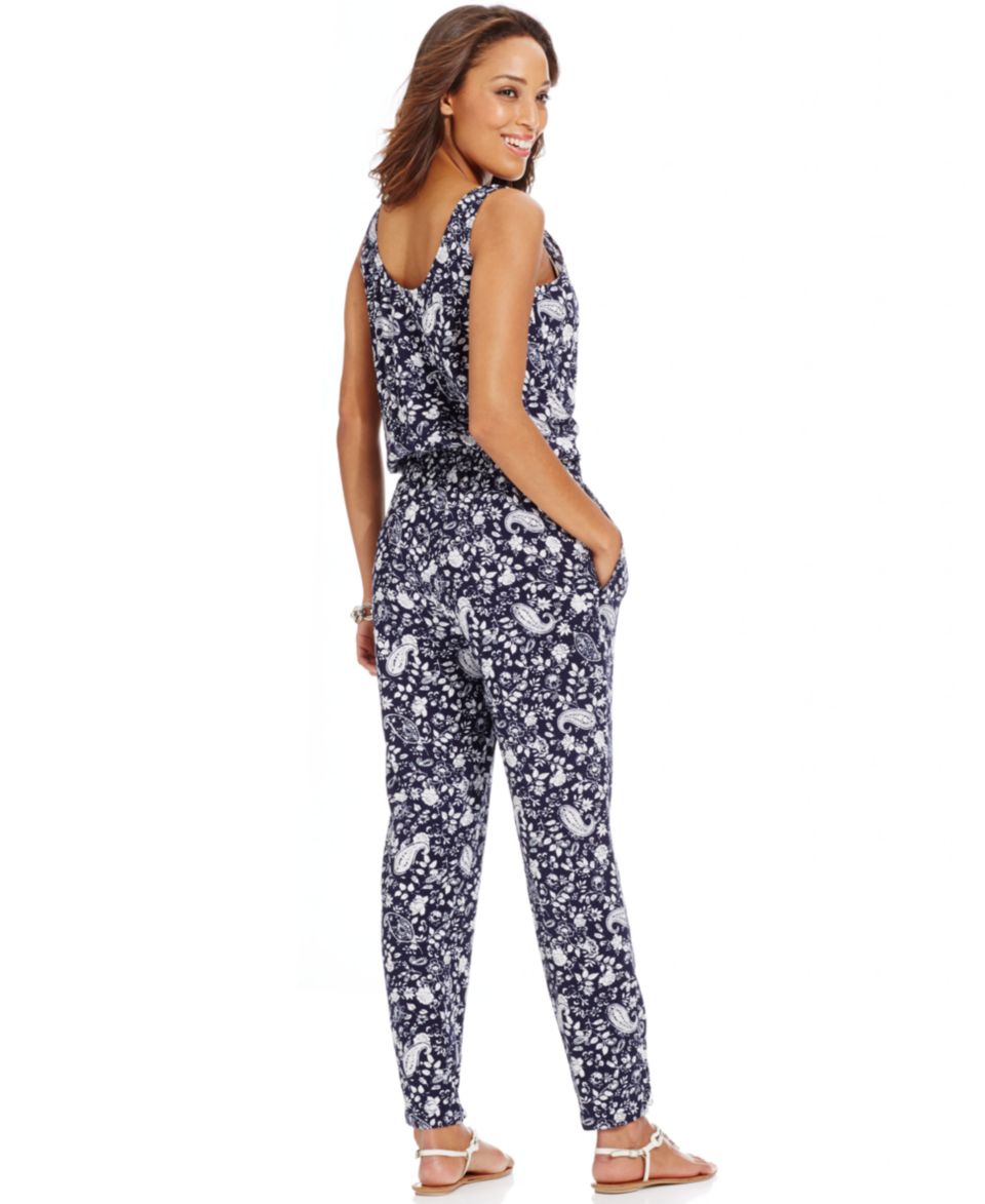 American Living Floral Print Jumpsuit   Pants & Capris   Women   