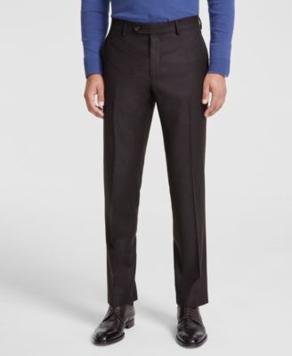 Мужские брюки из эластичной шерсти современного покроя от Tommy Hilfiger 38090₽