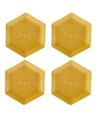 Сертифицированные международные обеденные тарелки French Bees, набор из 4-х