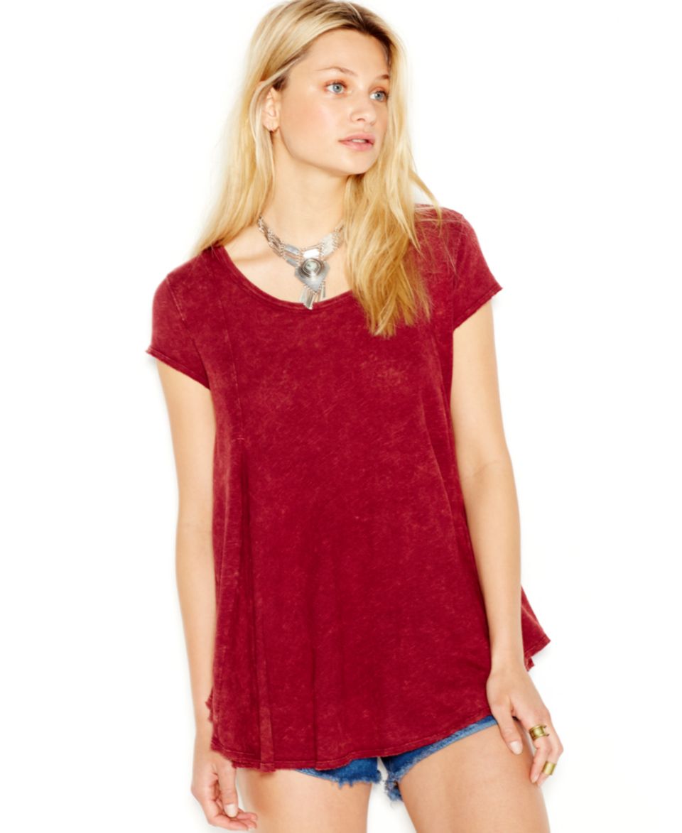 Free People Sleeveless Mock Neck Peplum Tunic   Tops   Women