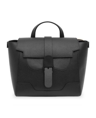 Senreve Midi Maestra - Натуральная кожа с галькой - Женская сумка-трансформер для взрослых и рюкзак для ноутбука 11 дюймов