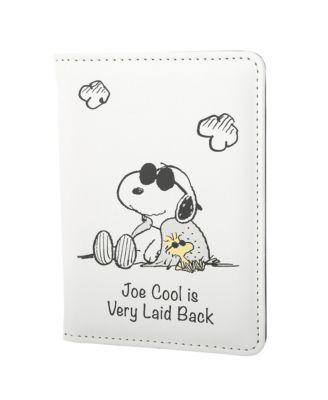 Белый и черный держатель для паспорта Peanuts Snoopy
