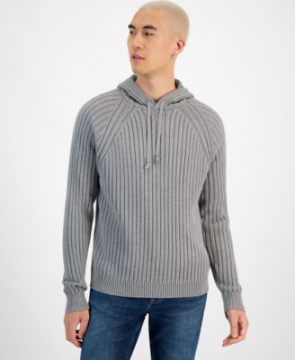 Мужской свитер с капюшоном в рубчик Sun Stone созданный для Macys 11990₽