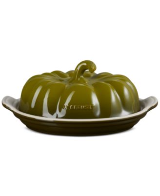 Фигурная тыквенная масленка Le Creuset из глазурованного керамогранита