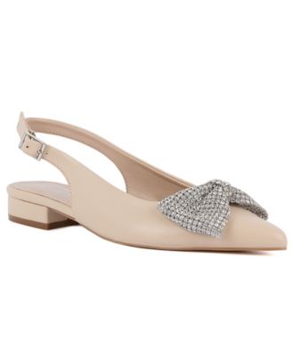 Сахарные женские платья на плоской подошве Clovis Slingback