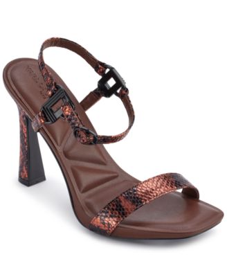 Женские босоножки Cybil на высоком каблуке от КАРЛА ЛАГЕРФЕЛЬДА в ПАРИЖЕ 23190₽