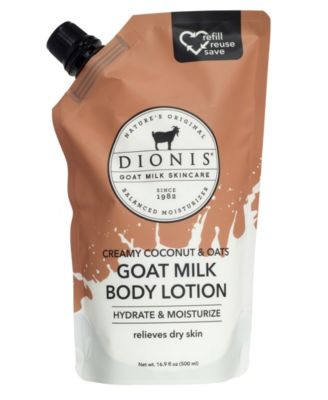 Дозатор лосьона для тела Dionis Creamy Coconut Oats с козьим молоком, 16,9 жидких унций