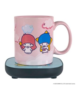 Подогреватель для кружек Uncanny Brands Hello Kitty и Friends Little Twin Stars с кружкой сохраняет Ваш любимый напиток теплым - Автоматическое включение / выключение