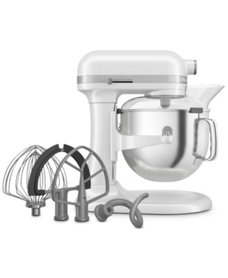 Миксер-подставка KitchenAid объемом 7 кварт из нержавеющей стали с чашей на подъемнике