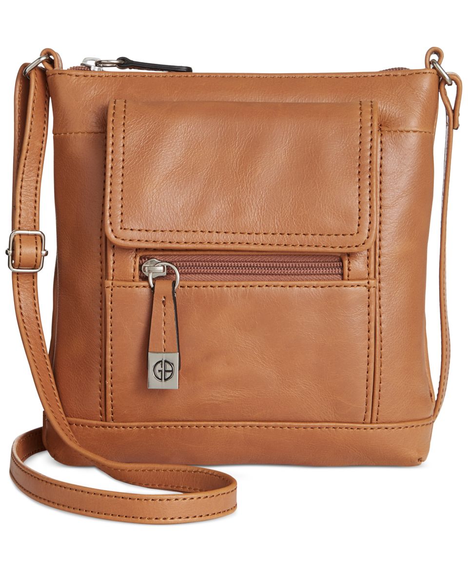 Giani Bernini Florentine Glazed Leather Mini Venice Crossbody