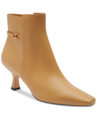 Женские кожаные ботильоны COACH с пряжкой Rebecca на каблуке-котенке 55190₽