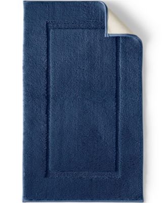 Большой нескользящий коврик для ванной из хлопка Lands' End 23x39