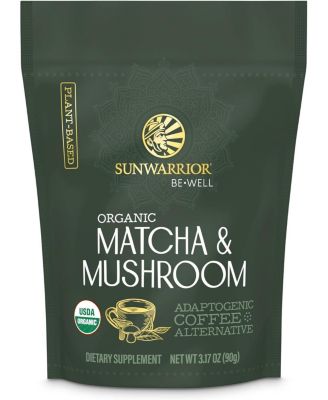Sunwarrior Be Well Органический порошок Матча и грибов альтернатива кофе Матча и грибам 90 г 11690₽
