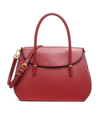 Кожаная сумка Donna Karan New York Donna Karan Bellerose с двойной ручкой сверху 79190₽