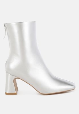 Металлические ботильоны London Rag Simba с квадратным носком