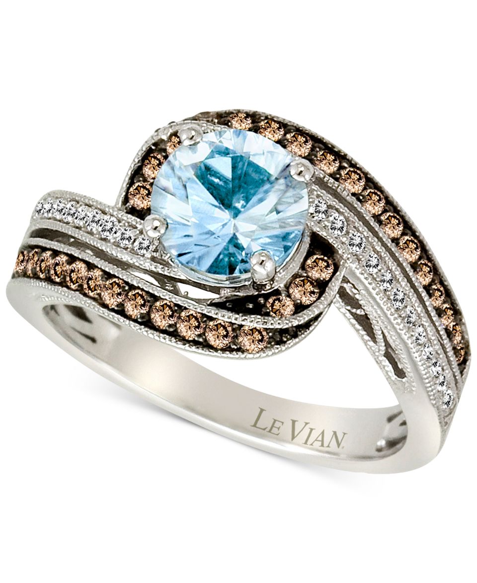 Le Vian Cognac Quartz (1 3/8 ct. t.w.) and Diamond (2/3 ct. t.w.) Ring