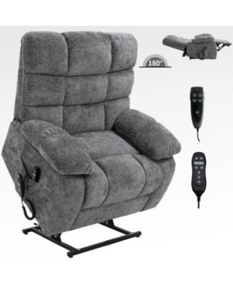 Подъемное кресло-реклайнер с тепловым массажем С двумя двигателями в неограниченном положении Весом до 350 ФУНТОВ Большие электрические подъемные кресла-реклайнеры с дистанционным управлением