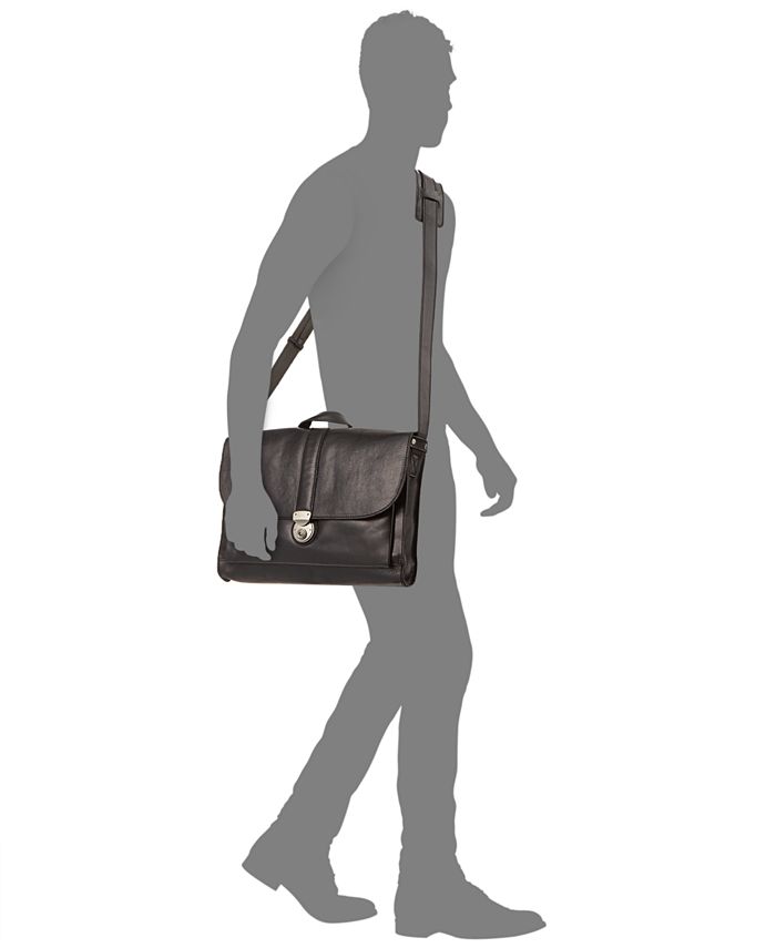 Patricia Nash Nash Men's Heritage Leather Messenger Bag & Reviews